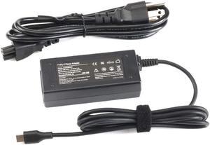 45W USB/Type-C Adapter Charger for HP Chromebook X360 14-ca000 11-ae000 14-ca052wm 14-ca051wm 14-ca091wm 14-ca061dx 14-ca060nr 14-ca020nr 14-ca043cl 11-ae051wm 11-ae001tu 11-ae027nr Power Supply Cord