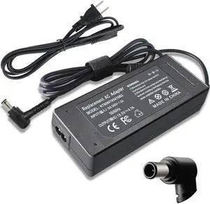 19.5V Adapter Charger Power Cord for Sony Bravia TV KDL-55 KDL-48 KDL-42 KDL-40 KDL-32 W700B W600B W800B KDL-40R510C KDL-40W650D KDL48W590B KDL55W650D KDL-48W650D KDL-42W650A KDL40W600B KDL-32W700B