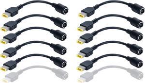 [50 Pack] AC Charger Power Supply Adapter Converter Cable Cord Compatible for Lenovo ThinkPad T440, T440p, T440s, T540p, X1 Carbon, X140e, Compatible for Lenovo Yoga Ideapad Dongle: 0b47046 0b47048