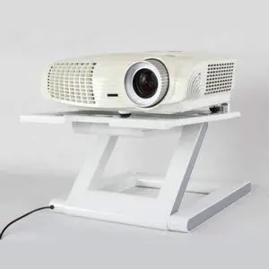 Projector Mounts Projector Bracket Desktop Shelf Folding Lifting Telescopic Bed Head Household Rack Portable Three-Legged Bracket (Color : White)