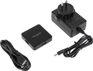 Targus 4-Port USB 3.0 SuperSpeed Hub with AC Adapter and 5-Foot Cable (ACH119US-60)