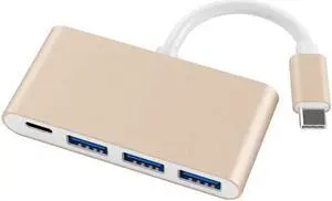 Type-C Docking Station Hub3.0 Hub with PD Charging Laptop USB Splitter 3.0 Expansion Hub (Color : B) (B)