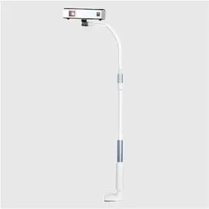 Projector Mount Gooseneck projector stand 360 degrees can be rotated arbitrarily curved bedside desktop projectors tand spiral base silicone anti-skid pad Ceiling Mount with Tray ( Color : Blue-L )