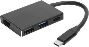 TypeC Docking Station-4 in 1 TypeC Docking Station TypeC to PD/HDMI/USB2.0/USB3.0 Cable Adapter Converter