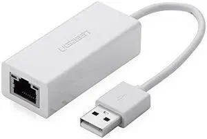 UGREEN Ethernet Adapter USB 2.0 to 10/100 Network RJ45 Lan Wired Adapter for Nintendo Switch, Wii, Wii U, Macbook, Chromebook, Windows 10, 8.1, Mac OS, Surface Pro, Linux ASIX AX88772 Chipset (Black)