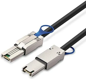 UGREEN External Mini SAS to Mini SAS Cable Serial Attached SCSI 26 Pin SFF 8088 Male to Male Cord With Latch (3 Feet) UGREEN External Mini SAS to Mini SAS Cable Serial Attached SCSI 26 Pin SFF 8088 Male to Male Cord With Latch (3 Feet)
