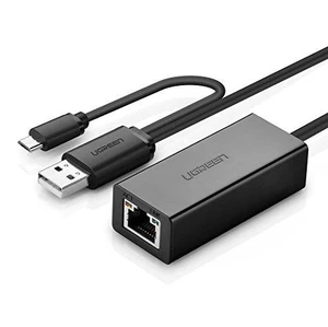 UGREEN USB 2.0 OTG to RJ45 Ethernet Network Adapter 10/100Mbps LAN Wired for Nintendo Switch, Android, Windows Tablets with Micro-USB and Wii, WII U, Windows 10, 8.1, 8, 7 XP Vista,Mac OS, Linux UGREEN USB 2.0 OTG to RJ45 Ethernet Network Adapter 10/100Mbps LAN Wired for Nintendo Switch, Android, Windows Tablets with Micro-USB and Wii, WII U, Windows 10, 8.1, 8, 7 XP Vista,Mac OS, Linux