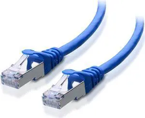 Cable Matters Snagless Cat 6a/Cat6a (SSTP/SFTP) Shielded Ethernet Cable in Blue 14 Feet - Availble 1FT - 200FT in LengthParent