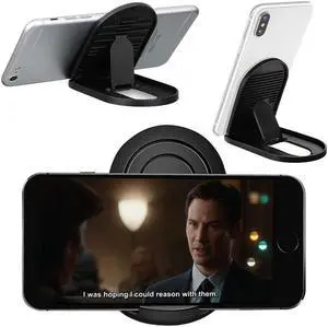 Pocket Size Adjustable Desktop Folding Stand for Smartphone - Black Pocket Size Adjustable Desktop Folding Stand for Smartphone - Black