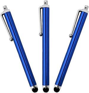 3-Pack HD Easy Glider Capacitive Stylus Pen - Navy Blue