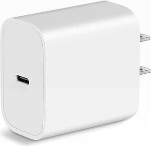 20W USB-C PD 3.0 Power Delivery Wall Charger - White
