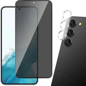Privacy Tempered Glass Screen Protector + Camera Lens Protector for Samsung Galaxy S23 Privacy Tempered Glass Screen Protector + Camera Lens Protector for Samsung Galaxy S23