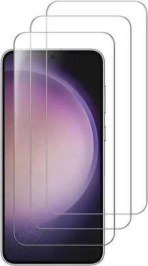 3-Pack HD Tempered Glass Screen Protector for Samsung Galaxy S23 Plus