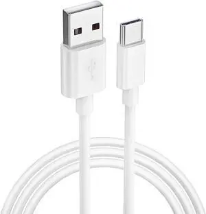 5 Ft. High-Speed USB-C to USB-A Charge & Sync Cable - White