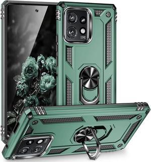 Military Grade Hybrid Case with Ring Grip for Motorola Moto G Power 5G 2023 - Green