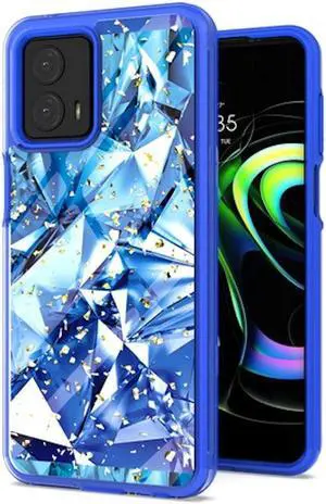 Karat Series Hybrid Case for Motorola Moto G 5G 2023 - Blue Glacier
