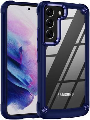 Tough Shield Snap-on Transparent Case for Samsung Galaxy S23 Plus - Blue