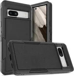 Military Grade TUFF Hybrid Case for Google Pixel 7a - Black