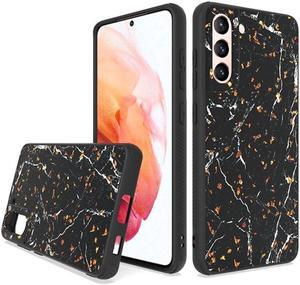 Karat Designer Tough Snap-on Case for Samsung Galaxy S21 FE 5G - Marble Black