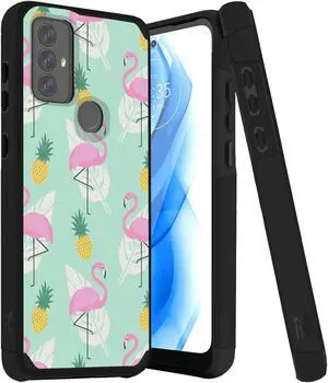Shockproof Air Cushion Hybrid Case for Motorola Moto G Play 2023 - Flamingo