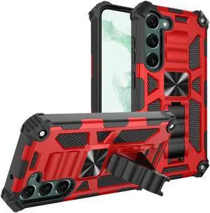 Military Grade Tough Ultra Rugged Hybrid Case for Samsung Galaxy S23 Plus - Red