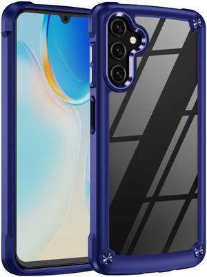 Tough Shield Snap-on Transparent Case for Samsung Galaxy A54 5G - Blue