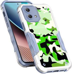 Military Grade Shockproof Hybrid Armor Case for Motorola Moto G Stylus 5G 2023 - Camouflage