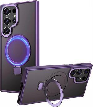 Shade Series Hybrid Case with MagSafe Magnetic Ring for Samsung Galaxy S23 Ultra - Purple
