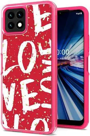 Karat Series Hybrid Case for Celero 5G Plus - Love Karat Series Hybrid Case for Celero 5G Plus - Love