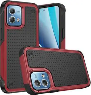 TUFF Dot Hybrid Armor Case for Motorola Moto G Stylus 5G 2023 - Red