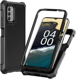 Military Grade Rugged Hybrid Case for Nokia G400 5G - Black
