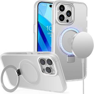 MagSafe Compatible Shade Series Hybrid Case with Kickstand Ring Holder for iPhone 12 / iPhone 12 Pro - Clear