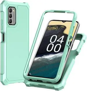 Military Grade Rugged Hybrid Case for Nokia G400 5G - Mint Green