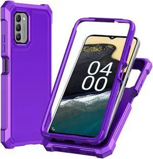 Military Grade Rugged Hybrid Case for Nokia G400 5G - Purple