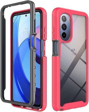 Transparent Hybrid Case for Motorola Moto G Stylus 4G 2022 - Pink