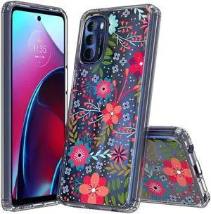 Tough Shield Snap-on Case for Motorola Moto G Stylus 4G 2022 - Flowers