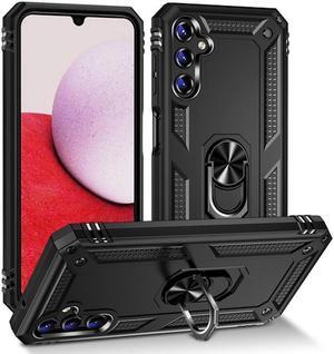 Military Grade Hybrid Case with Ring Grip for Samsung Galaxy A14 5G - Black