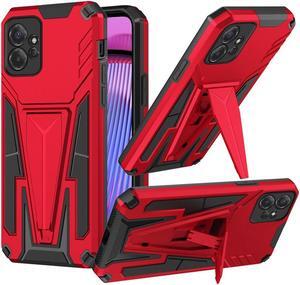 Military Grade Transformer Hybrid Case with Kickstand for Motorola Moto G Power 5G 2023 - Red