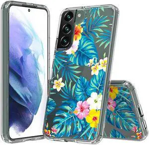 Fusion Shield Tough Snap-on Case for Samsung Galaxy S22 Plus 5G - Hibiscus