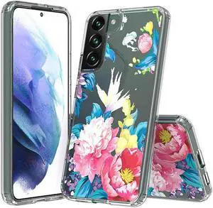 Fusion Shield Tough Snap-on Case for Samsung Galaxy S22 Plus 5G - Floral Garden