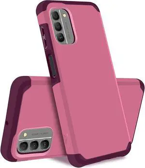 MetKase Drop Tested Air Cushion Hybrid Case for Nokia G400 5G - Fruity Wine