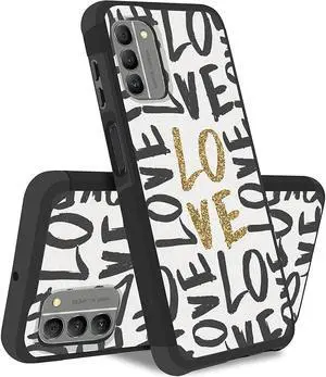 MetKase Drop Tested Air Cushion Hybrid Case for Nokia G400 5G - Love