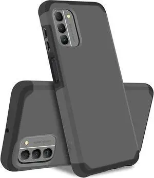 MetKase Drop Tested Air Cushion Hybrid Case for Nokia G400 5G - Charcoal Grey