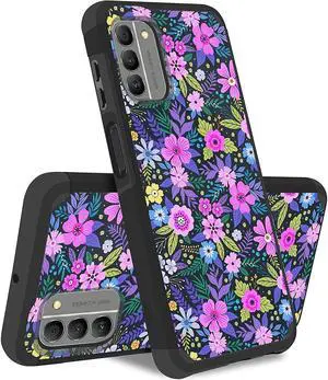 MetKase Drop Tested Air Cushion Hybrid Case for Nokia G400 5G - Mystical Floral Boom