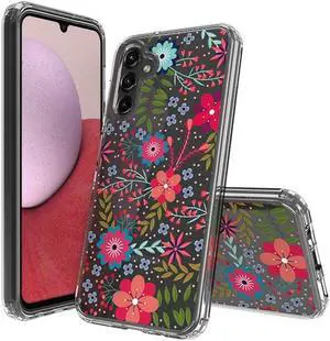 Fusion Shield Tough Snap-on Case for Samsung Galaxy A14 5G - Flowers
