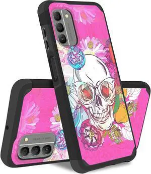 MetKase Drop Tested Air Cushion Hybrid Case for Nokia G400 5G - Skull