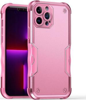 Military Grade Shockproof Hybrid Armor Case for iPhone 14 Pro - Pink