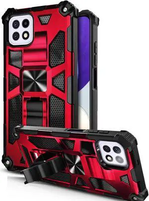 Military Grade Tough Ultra Rugged Hybrid Case for Celero 5G Plus - Red