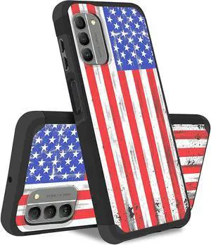 MetKase Drop Tested Air Cushion Hybrid Case for Nokia G400 5G - USA Flag