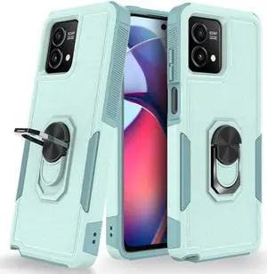 Military Grade TUFF Shockproof Hybrid Armor Case with Ring Grip for Motorola Moto G Stylus 5G 2023 - Baby Blue Military Grade TUFF Shockproof Hybrid Armor Case with Ring Grip for Motorola Moto G Stylus 5G 2023 - Baby Blue